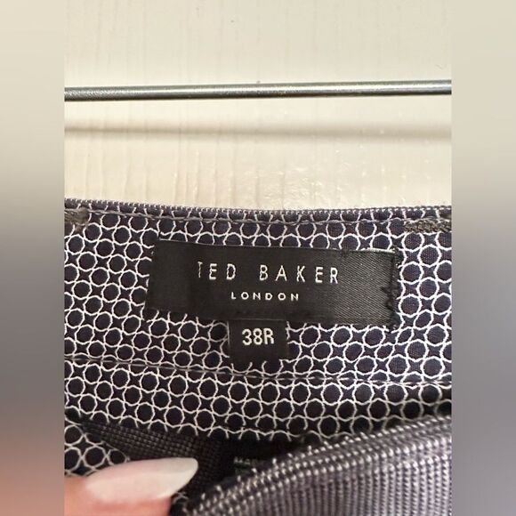 Ted baker men’s shorts size 38R - grey and white textured knit - Picture 4 of 10